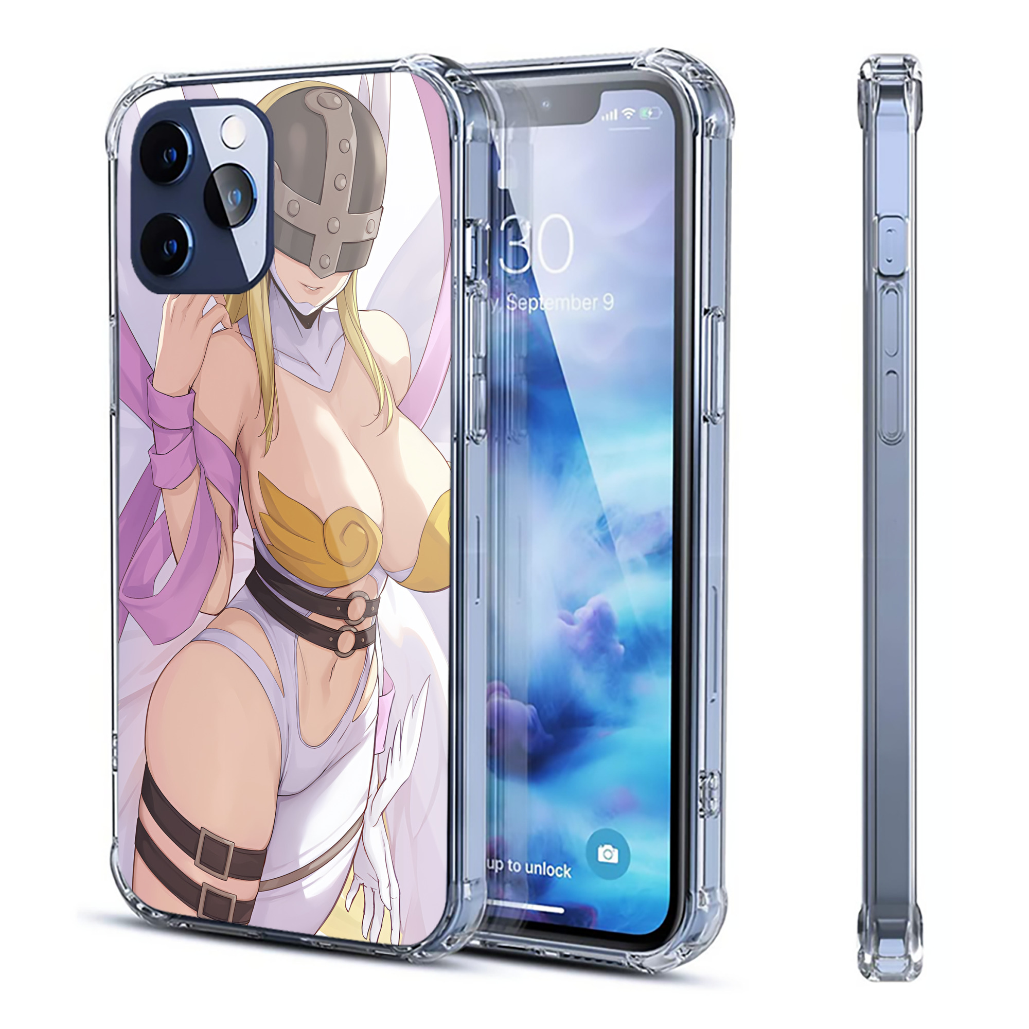 （画像用） Digimon デジタルモンスター/デジモン 【iPhone 12シリーズ対応】透明スマホケース（クリアソフトケース）